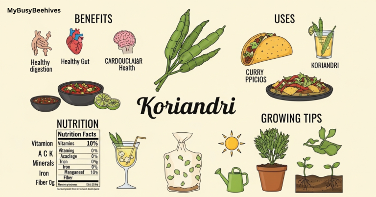 Koriandri: Benefits, Uses & Growing Guide